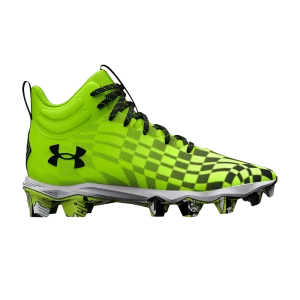 Under Armor Spotlight Franchise 3 RM AA GS 'Lime Surge' Sneakers Lime Splash/White 3026978 300