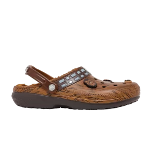 Crocs Star Wars x Classic Lined Clog 'Chewbacca' Sneakers Brown/Silver/Dark brown 208858 206