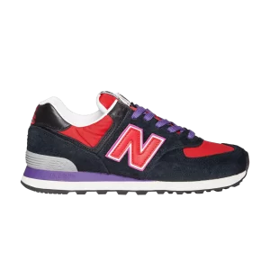 New Balance Stray Rats x 574 'Black Red' Black ML574RAE