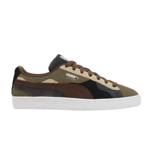 Puma Suede 'Camowave - Olive Chestnut Brown' Sneakers Olive/Chestnut brown/Shadow gray 389277 01