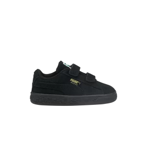 Puma Suede Classic 21 AC Infant 'Black Gold' Sneakers Black/Black 380564 04