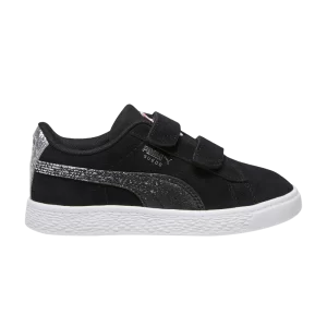 Puma Suede Classic Little Kid 'Starry Night - Black' Sneakers Black/Silver 392541 02