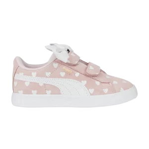 Puma Suede Classic Re-Bow Little Kid 'Hearts – Island Pink 'Sneakers Pink Island/Dusty Orchid 389614 01