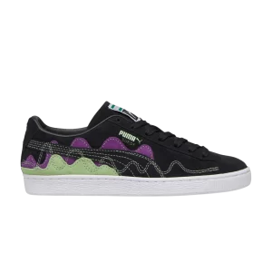 Puma Suede 'Soundwave' sneakers Black/Spring Fern 393257 01