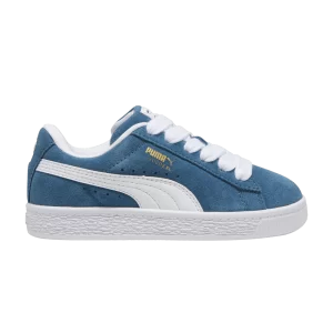 Puma Suede XL Little Kid 'Ocean Tropic Warm White' Sneakers Ocean Tropic/Warm White 396578 05