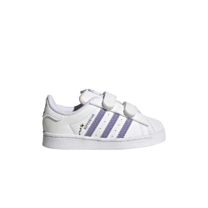 adidas Superstar I 'Save The Bees' Sneakers White Cloud/Magic Lilac/Energy Ink HP6219