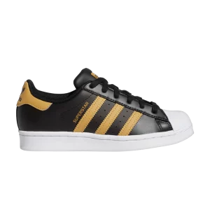 adidas Superstar J 'Black Golden Beige' Sneakers Black/Golden Beige/Cloud White GV6622