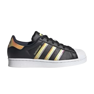 adidas Superstar J 'Iridescent - Black' Black color/Black color/Almost yellow HQ4364