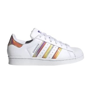 adidas Superstar J 'Iridescent - White' White Cloud/White Cloud/Purple Peak HQ4346