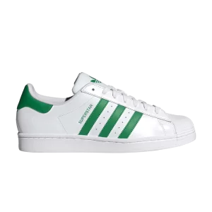 adidas Superstar 'White Green' Sneakers White Cloud/Green/White Cloud IE9047