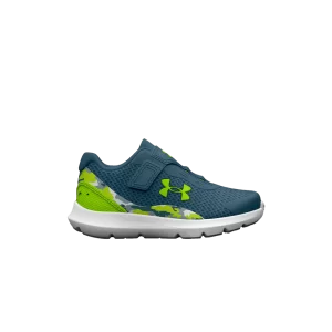 Under Armor Surge 3 Printed TD 'Static Blue Camo 'Sneakers Static Blue/Lime Splash 3026691 400