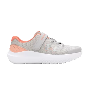 Under Armor Surge 4 AC PS 'Distant Gray Flare Orange' Far Grey/Orange/Metallic Silver 3027109 102