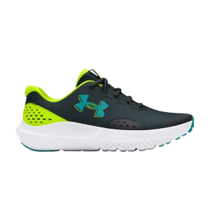 Under Armor Surge 4 GS 'Black High Vis Yellow' Black/High Security Yellow/Til Outline 3027103 003