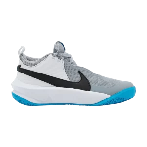 Nike Team Hustle D10 GS 'Grey Blue Lightning' White/Wolf Grey/Lightning Blue/Black CW6735 104