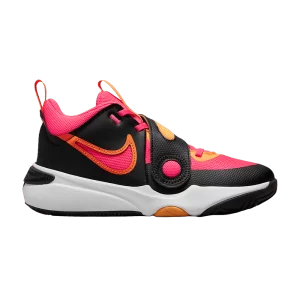 Nike Team Hustle D11 GS 'Black Hot Punch' Black/Bright Orange/White/Hot Punch DV8996 001