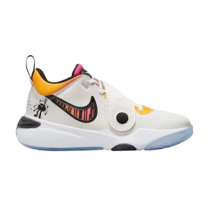 Nike Team Hustle D11 GS 'Doodles' White/White/Ghost/Black FJ7688 101