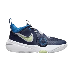 Nike Team Hustle D11 GS 'Midnight Navy Barely Volt' Midnight Fleet/Light Photo Blue/Barely a Grape/Barely a Volt DV8996 401