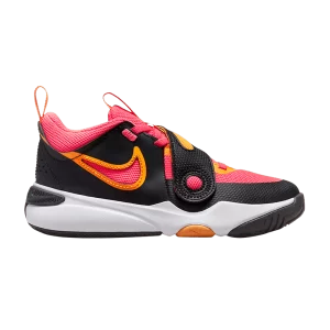 Nike Team Hustle D11 PS 'Black Hot Punch' Black/Bright Orange/White/Hot Punch DV8994 001