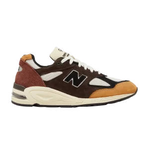 Sneakers New Balance Teddy Santis x 990v2 Made in USA 'Black Tan 'Black/Tan M990BB2