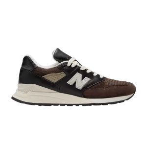 Sneakers New Balance Teddy Santis x 998 Made in USA 'Brown Black 'Black/Sea salt U998RE