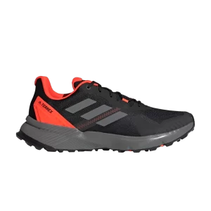 adidas Terrex Soulstride 'Black Solar Red' Sneakers Black/Quarter Gray/Sunny Red FY9214