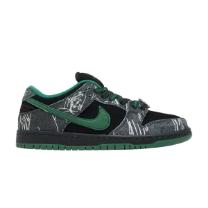 Nike THERE Skateboards x Dunk Low SB 'Ultra Humanized 'Special Box Black/Gulch Green/Summit White HF7743 001 SB