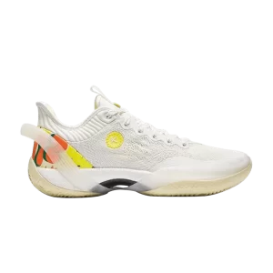 Anta Three-Pointer Rain 1 'Corn Soup 'Sneakers White/Yellow 912331102S 1