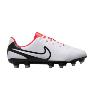 Nike Tiempo Legend 10 Club MG GS 'Ready Pack' White/Bright Crimson/Black DV4352 100