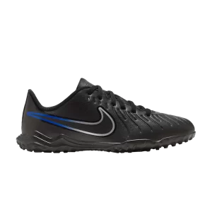 Nike Tiempo Legend 10 Club TF GS 'Shadow Pack' Black/Hyper Royal/Chrome DV4355 040