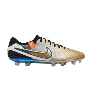 Nike Tiempo Legend 10 Elite FG 'Golden Touch' Gold Silk Metallic/Black/Total Crimson/Gold Coin Metallic FJ2515 900