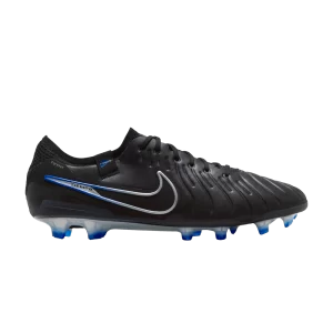 Nike Tiempo Legend 10 Elite FG 'Shadow Pack' Black/Hyper Royal/Chrome DV4328 040