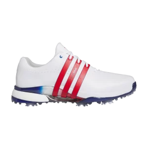 adidas Tour 360 24 Golf 'White Scarlet Royal' White Cloud/Better Scarlet/Royal Blue IE3370