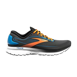 Brooks Trace 2 'Black Orange' Sneakers Black/Classic Blue/Orange 110388 1D 035