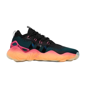 adidas Trae Young 3 'From The Ground Up' Sneakers Polar Night/Black/Acid Orange IE9303