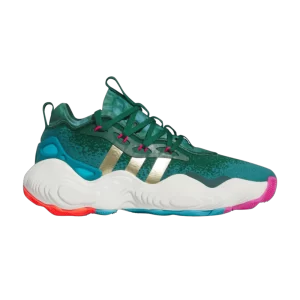 adidas Trae Young 3 '96 Olympics' Sneakers Team Dark Green/Gold Metallic/Arctic Fusion IE9301