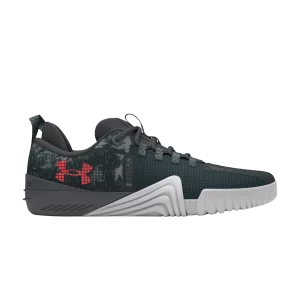 Under Armor TriBase Reign 6 'Grey Void Rush Red Camo' Void Grey/Pitch Grey/Red 3027352 400