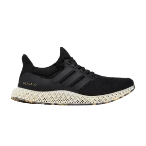 adidas Ultra 4D 'Black Gold Metallic' Sneakers Black/Black/Metallic Gold IG2264