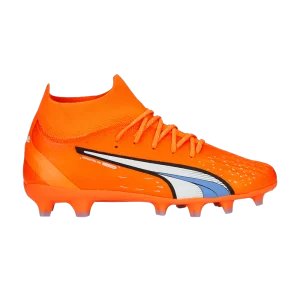 Puma Ultra Pro FG AG Jr 'Supercharge Pack' Sneakers Ultra Orange/White/Mica Blue 107228 01