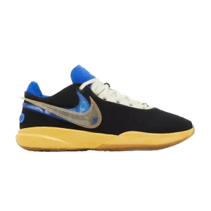 Nike Uninterrupted x LeBron 20 'Speak Your Truth' Black/Coconut Milk/Hyper Royale/Topaz Gold FN0941 001