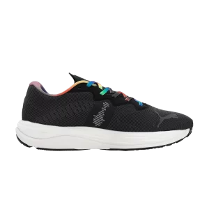 Puma Velocity Nitro 2 'Pride' Sneakers Black/Asphalt/White/Silver 377071 01