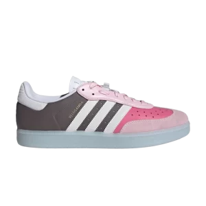 adidas Velosamba Leather 'Charcoal Clear Pink' Sneakers Charcoal/Cloud White/Bright Pink IG5538