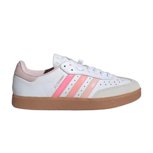 adidas Velosamba Leather 'White Sandy Pink' Sneakers Cloud White/Sand Pink/Metallic Gold IE5826