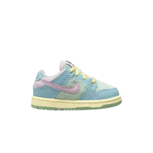 Nike Verdy x Dunk Low SB TD 'Visty' Blue Look/Light Arctic Pink/Bike Yellow/Enamel Green/Cup FZ7194 400