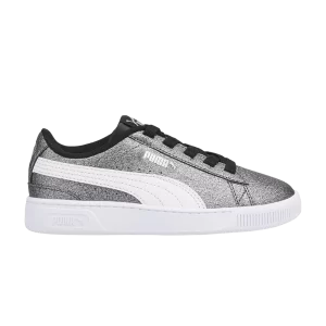 Puma Vikky V3 Little Kid 'Glitz – Black Silver 'Sneakers Black/White/Silver 384702 01