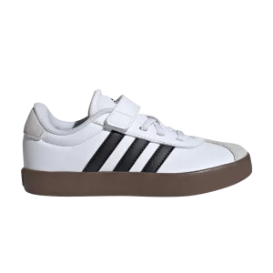 adidas VL Court 3.0 EL J 'White Black Gum' White cloud/Black color/Grey one ID9155