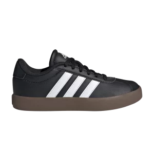 adidas VL Court 3.0 K 'Black White Gum' Black/White Cloud/Bubble Gum IE3630