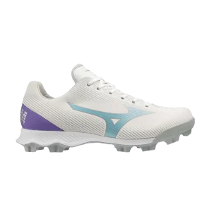 Mizuno Wave Finch LightRevo Jr 'White Teal Purple' Sneakers White/Blue 320666 0050