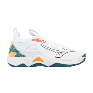 Mizuno Wave Momentum 3 White Moroccan Blue White/Carrot Curl/Moroccan Blue V1GA231256