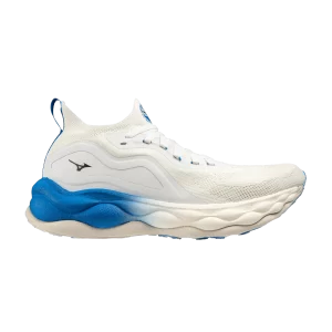 Mizuno Wave Neo Ultra 'Undyed White Peace Blue' Sneakers Unpainted White/World Blue 411365 0190