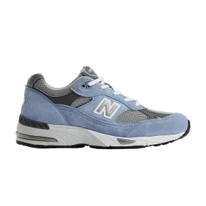 Sneakers New Balance Wmns 991v1 Made in England 'Dusty Blue 'Dusty Blue/Alloy/Smoked Pearl W991BGG